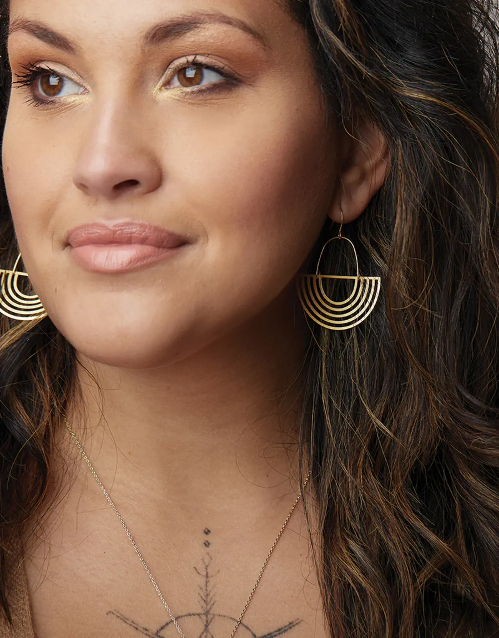 Scout Solar Rays Earrings Gold