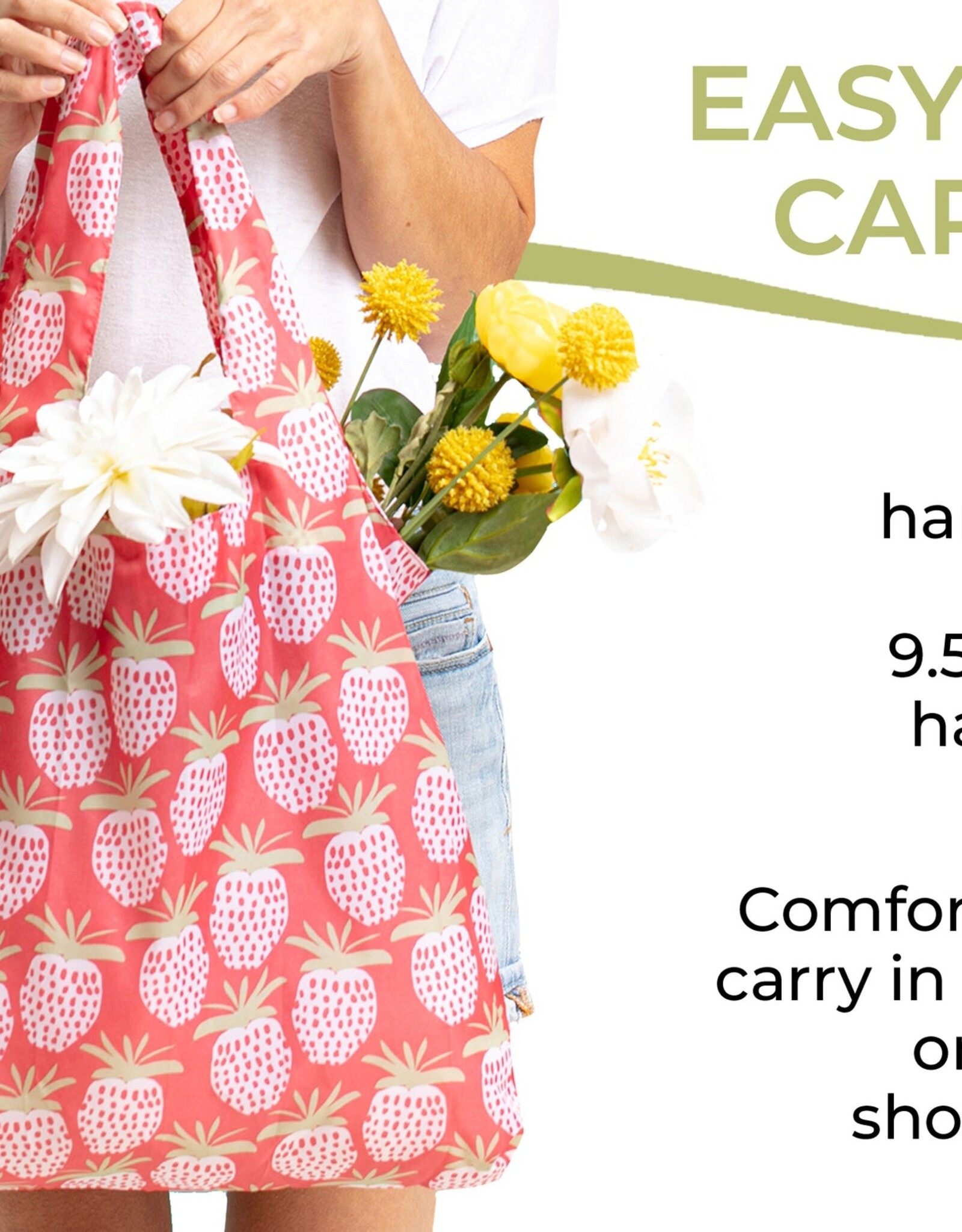 Rockflowerpaper Eco Friendly Reusable Shopping Tote