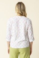 Habitat Embroidered Tie Front Top