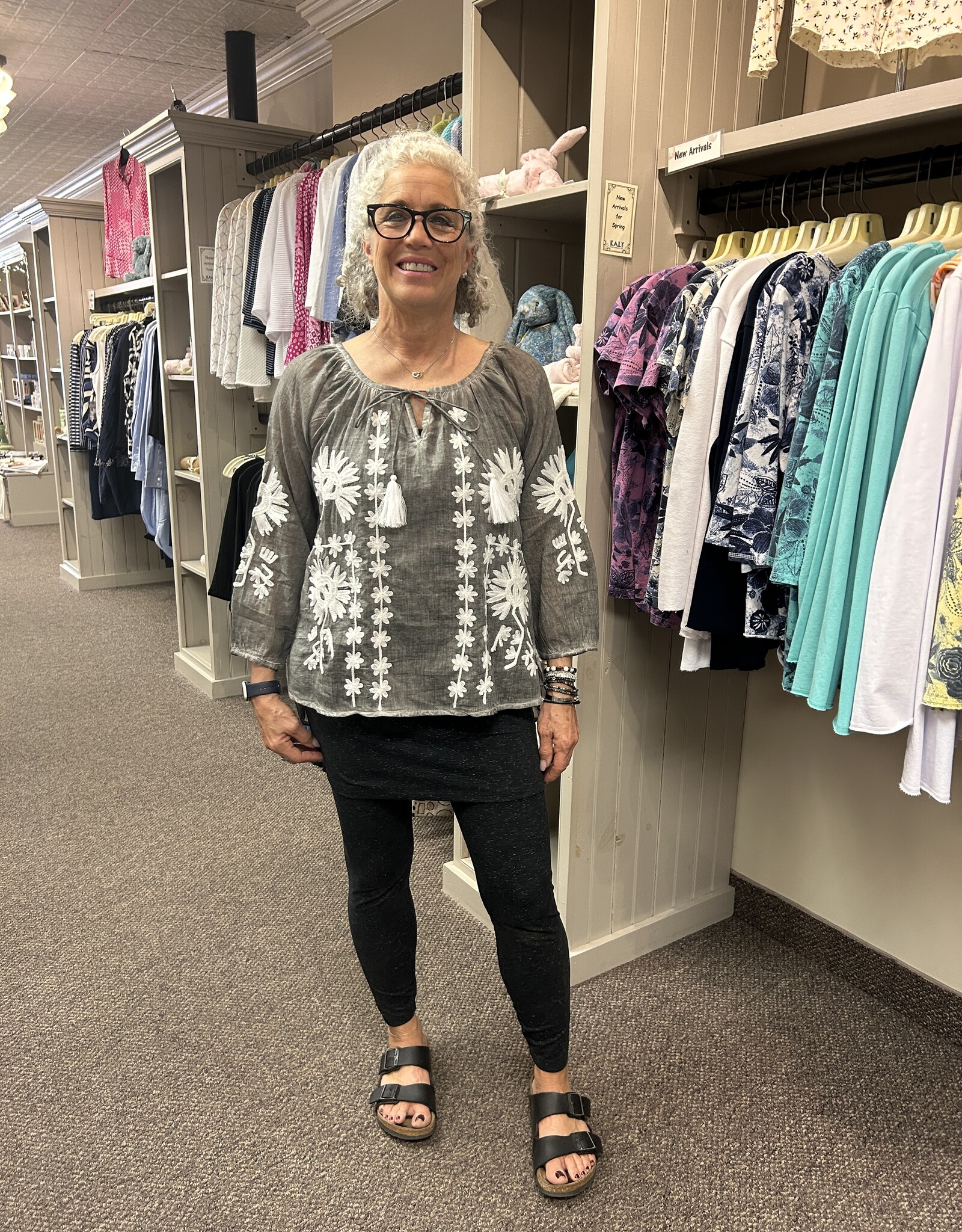 Dolma Embroidered Bonnie Blouse