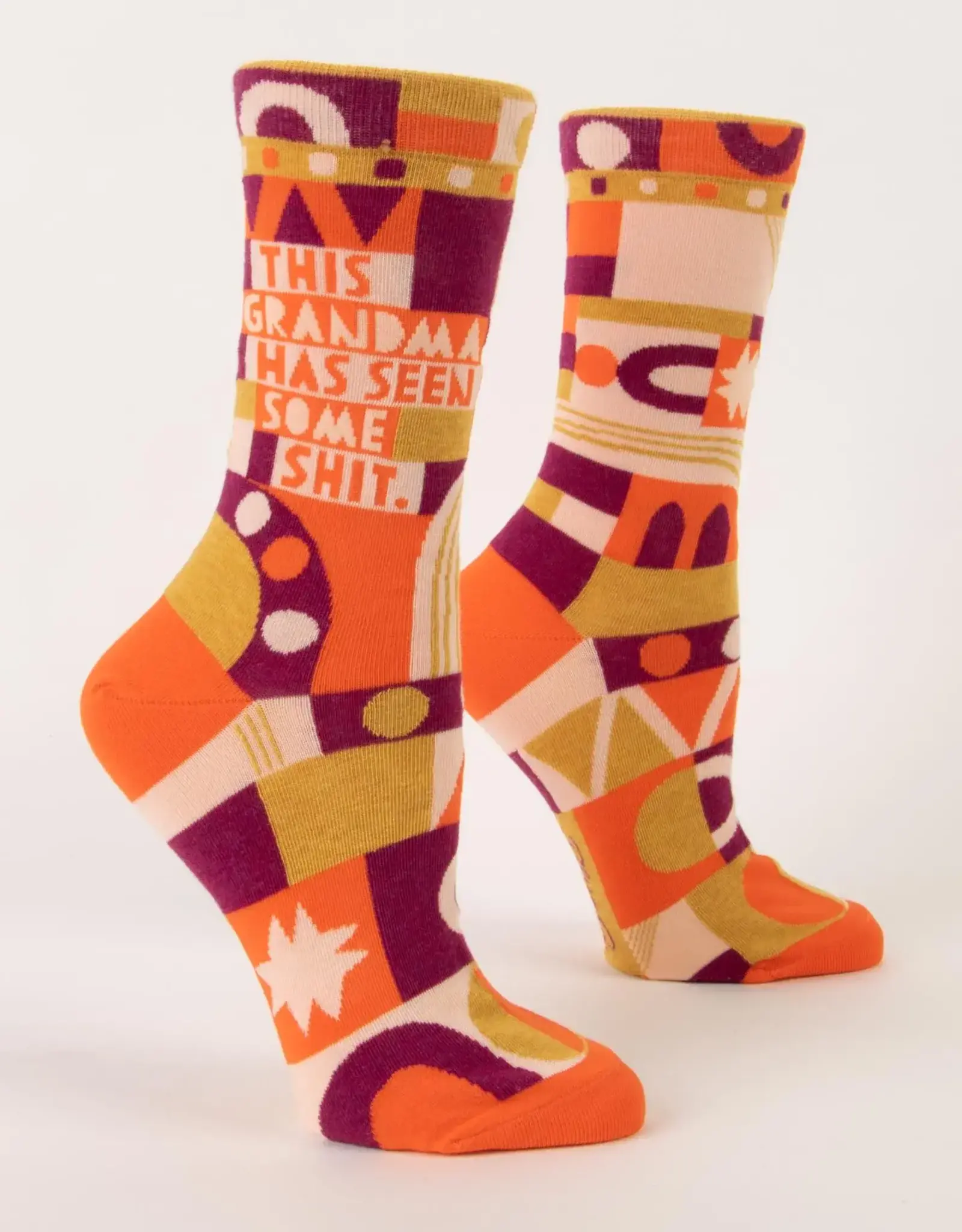 Blue Q Women's Funny Crew Socks