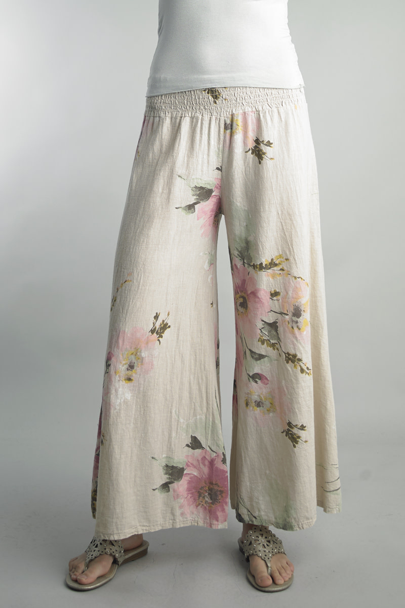 ミュージシャン Perfume closet Flower pleats wide pants johnny-was-love-rising-moon-
