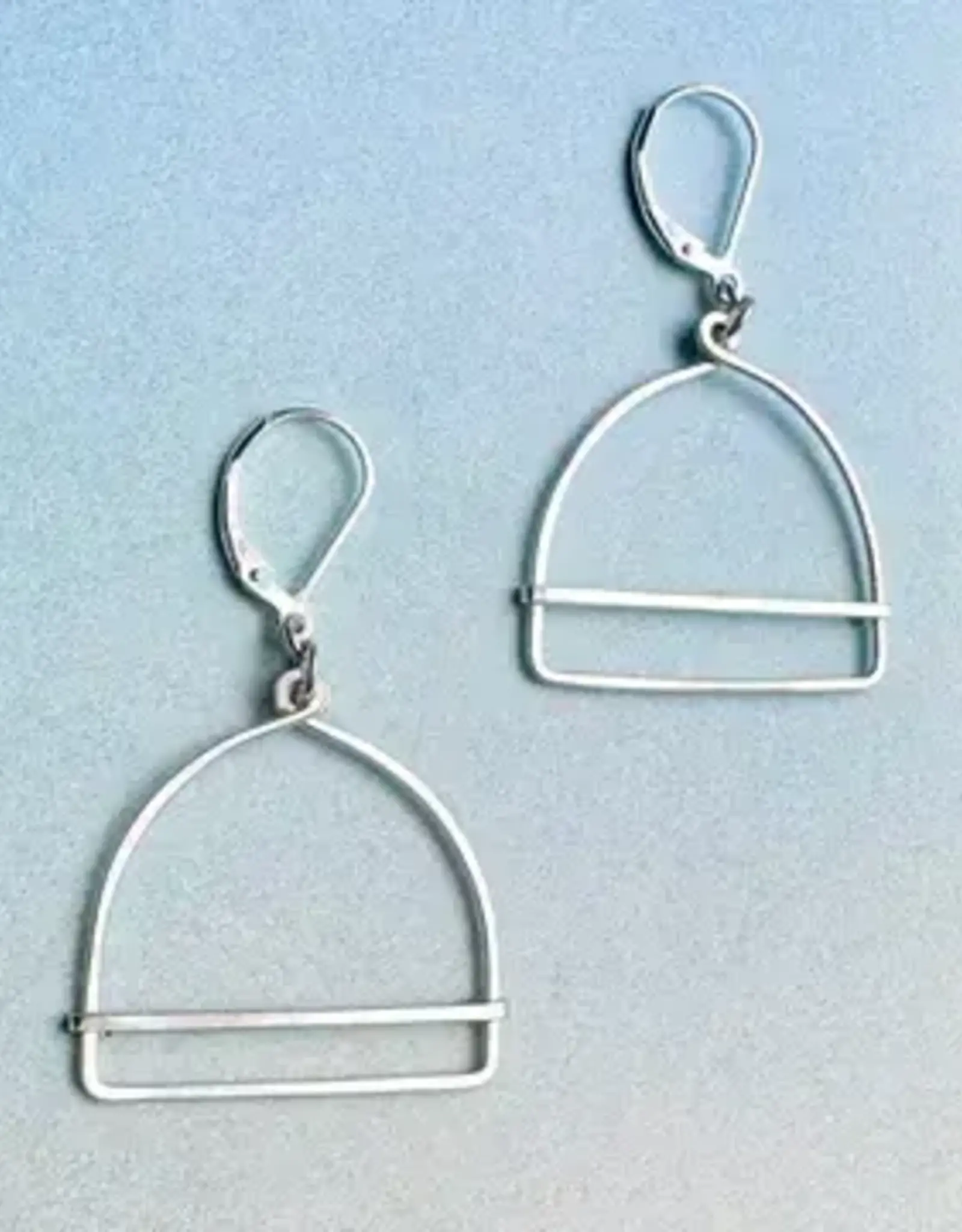 Freshie & Zero  Arch  Sterling Silver Earrings