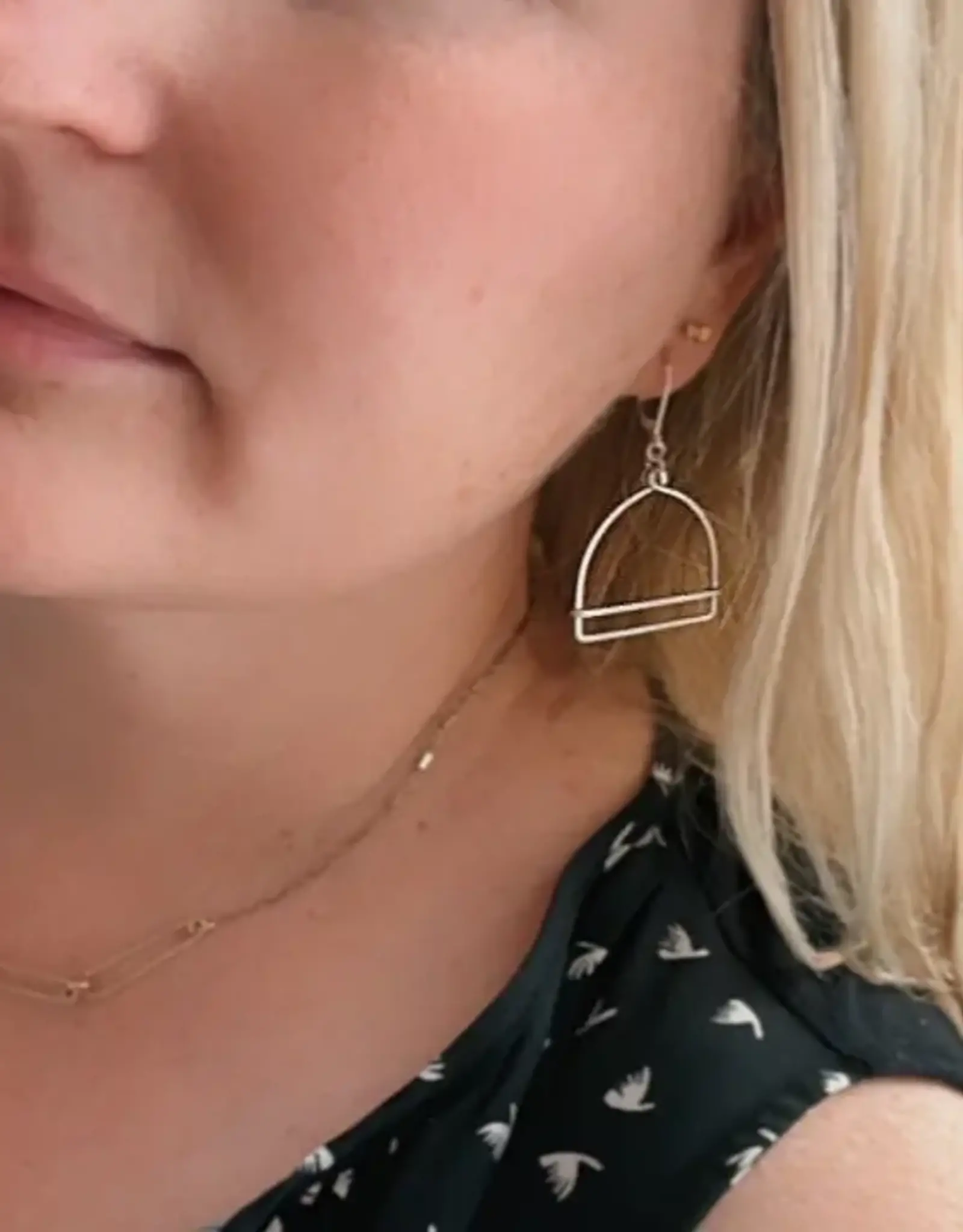 Freshie & Zero  Arch  Sterling Silver Earrings