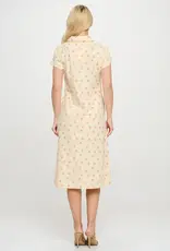 SM Wardrobe Cherry Button Dress