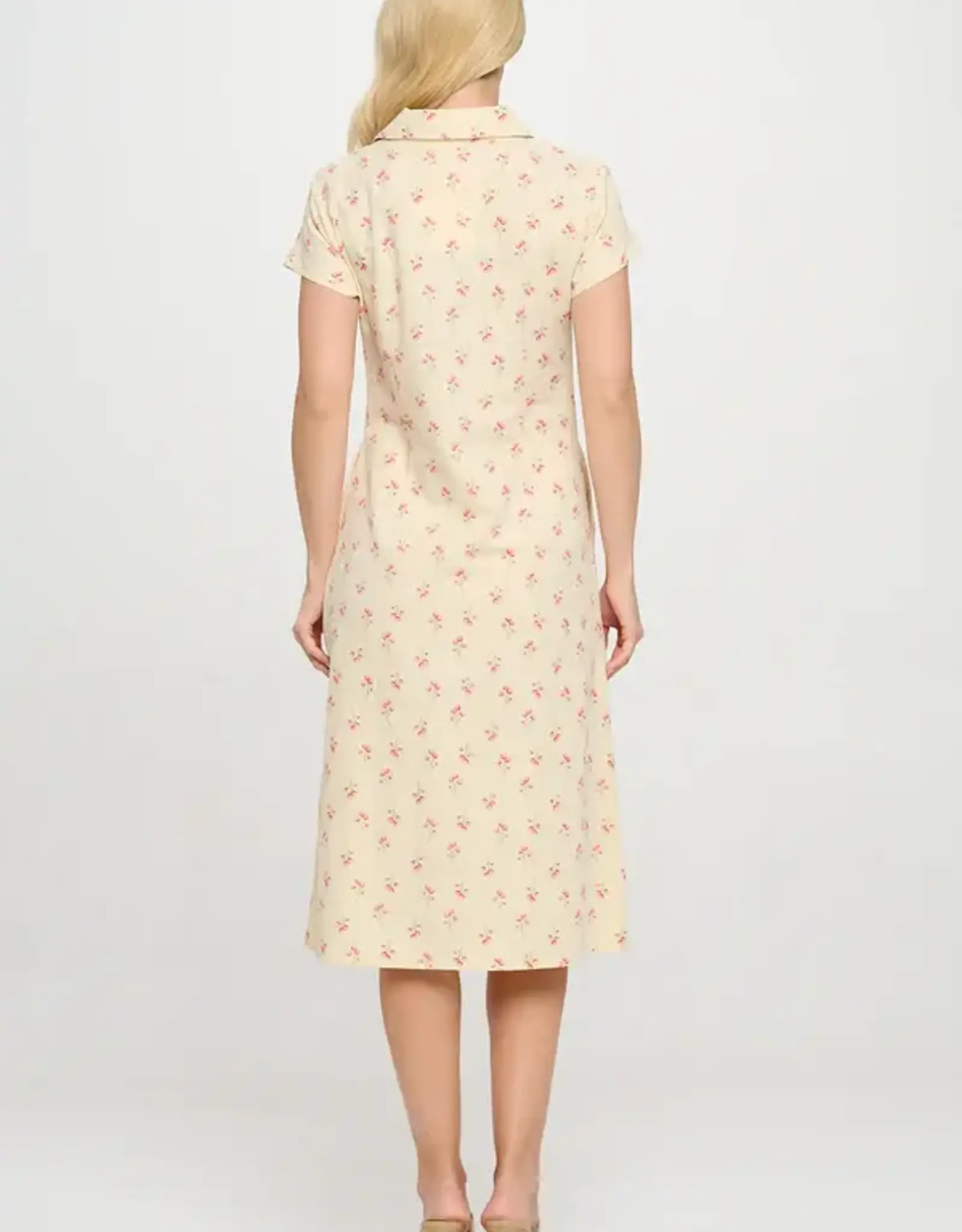 SM Wardrobe Cherry Button Dress