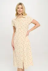 SM Wardrobe Cherry Button Dress