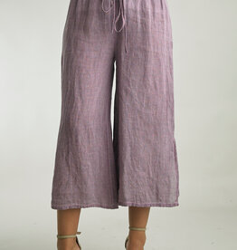 Tempo Paris Beachy Linen Drawstring Crop Pant