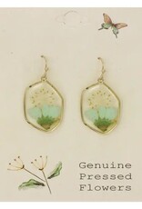 ZAD Cottage Floral Dried Flower Earrings
