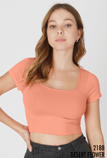 Nikibiki Cap Sleeve Crop Top