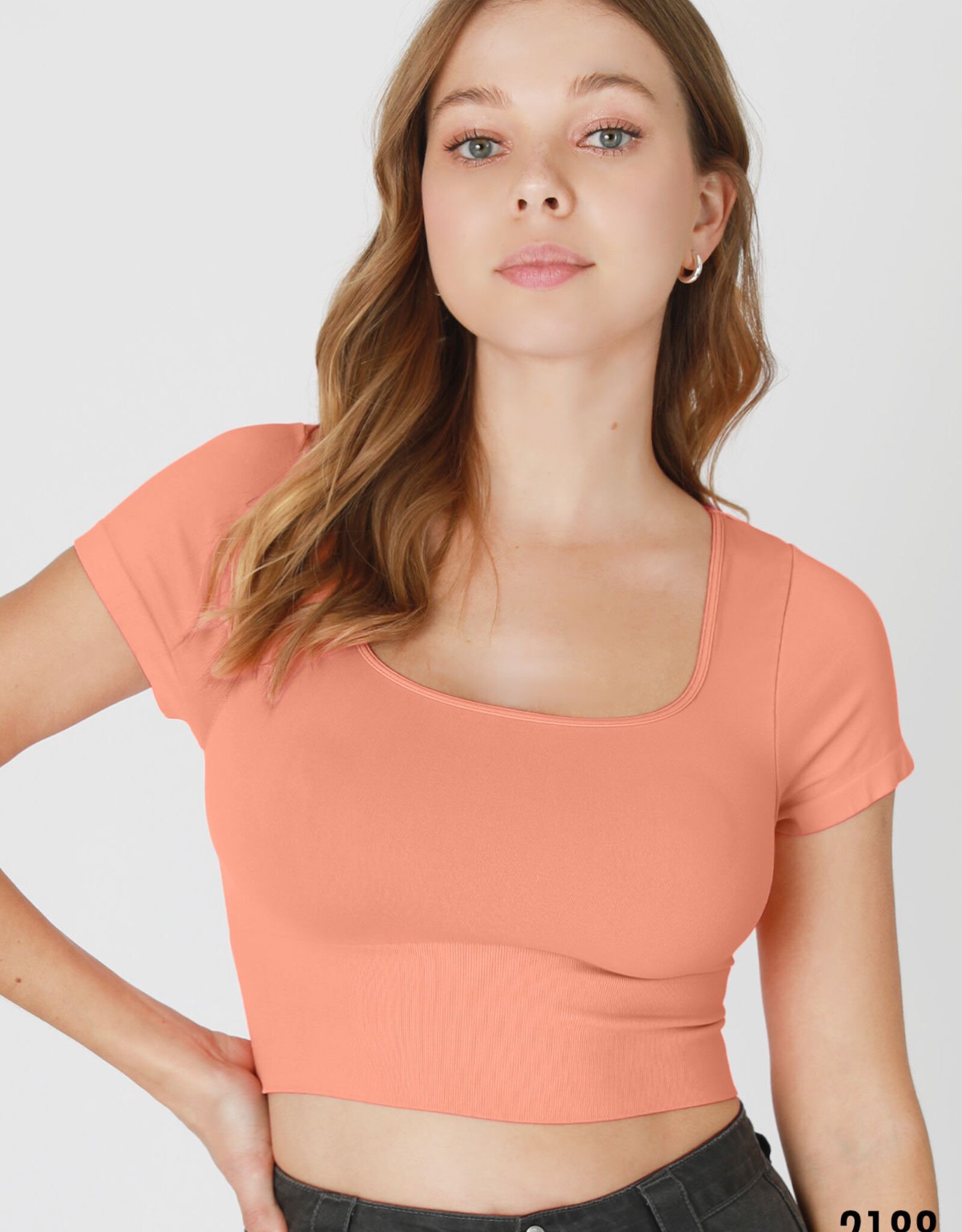 Nikibiki Cap Sleeve Crop Top