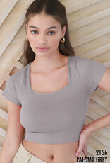 Nikibiki Cap Sleeve Crop Top