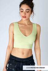 Nikibiki Plunge V-Neck Crop Top