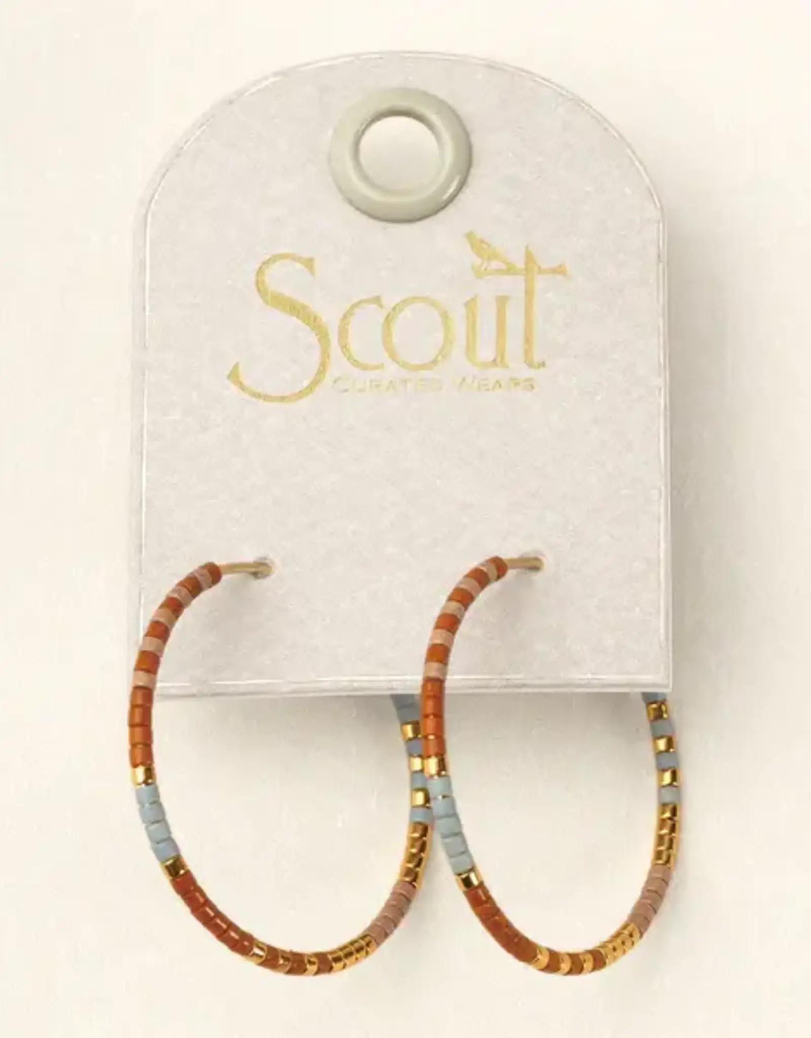 Scout Miyuki Small Colorful Beaded Hoop