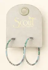 Scout Miyuki Small Colorful Beaded Hoop