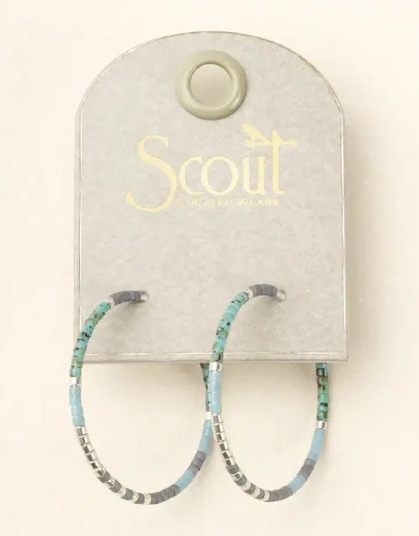 Scout Miyuki Small Colorful Beaded Hoop