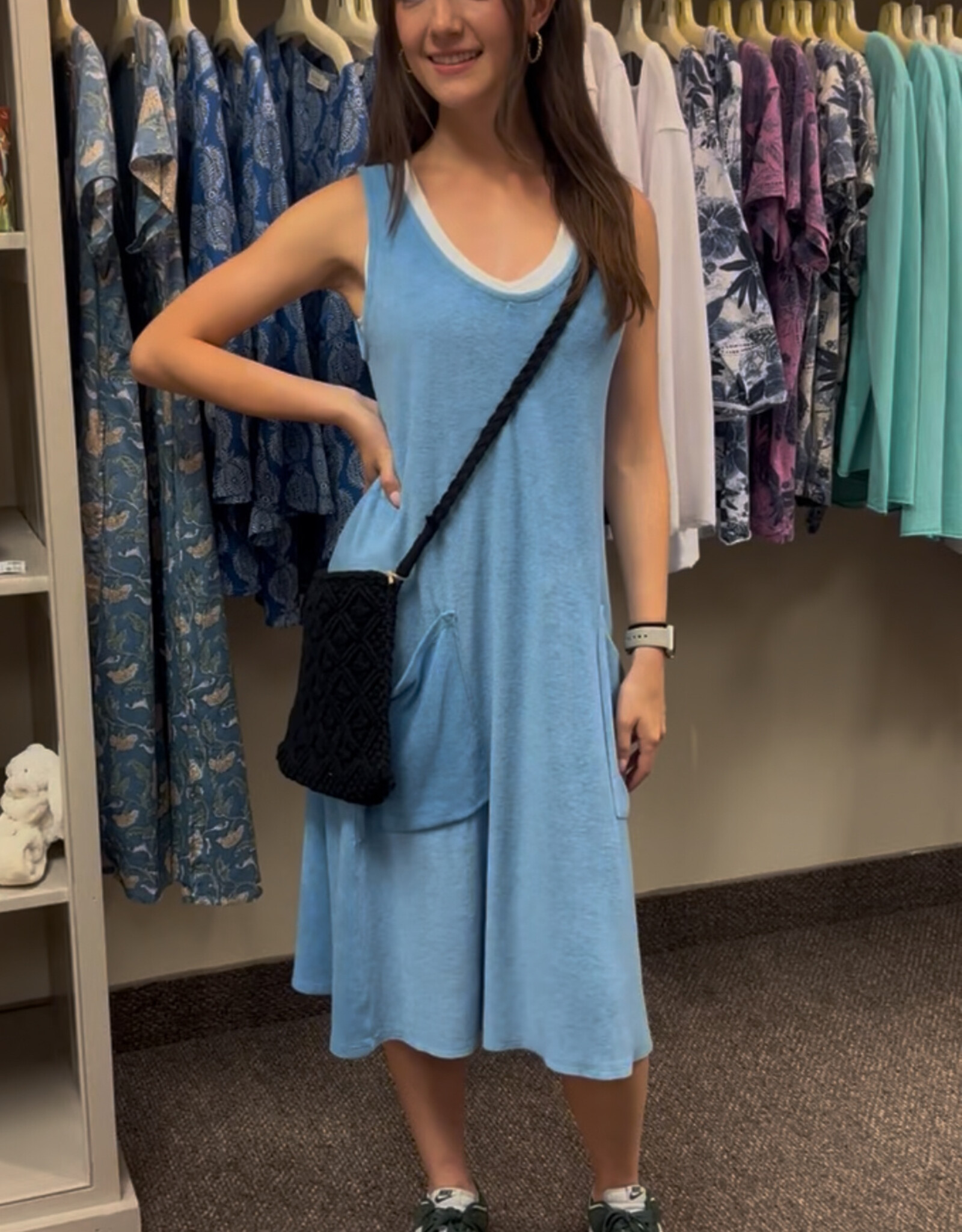 Prairie Cotton, Inc. Terry Patch Pocket Dress