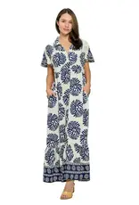 Yak & Yeti Multi Pattern Maxi Dress