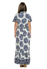 Yak & Yeti Multi Pattern Maxi Dress