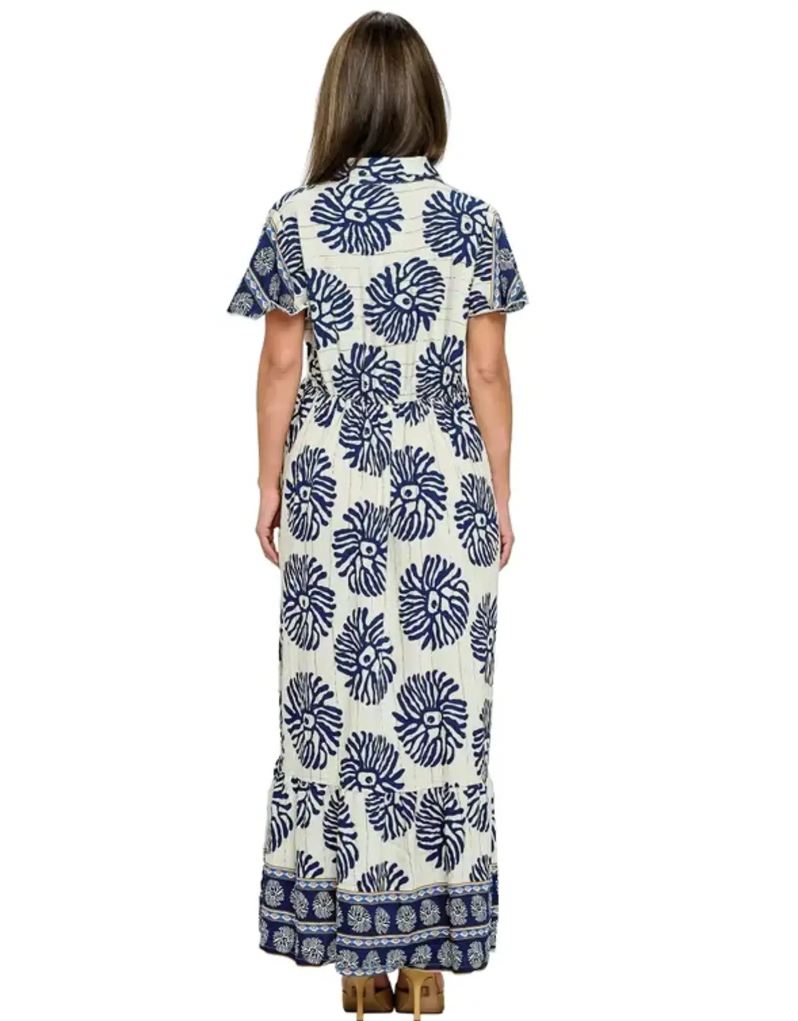 Yak & Yeti Multi Pattern Maxi Dress