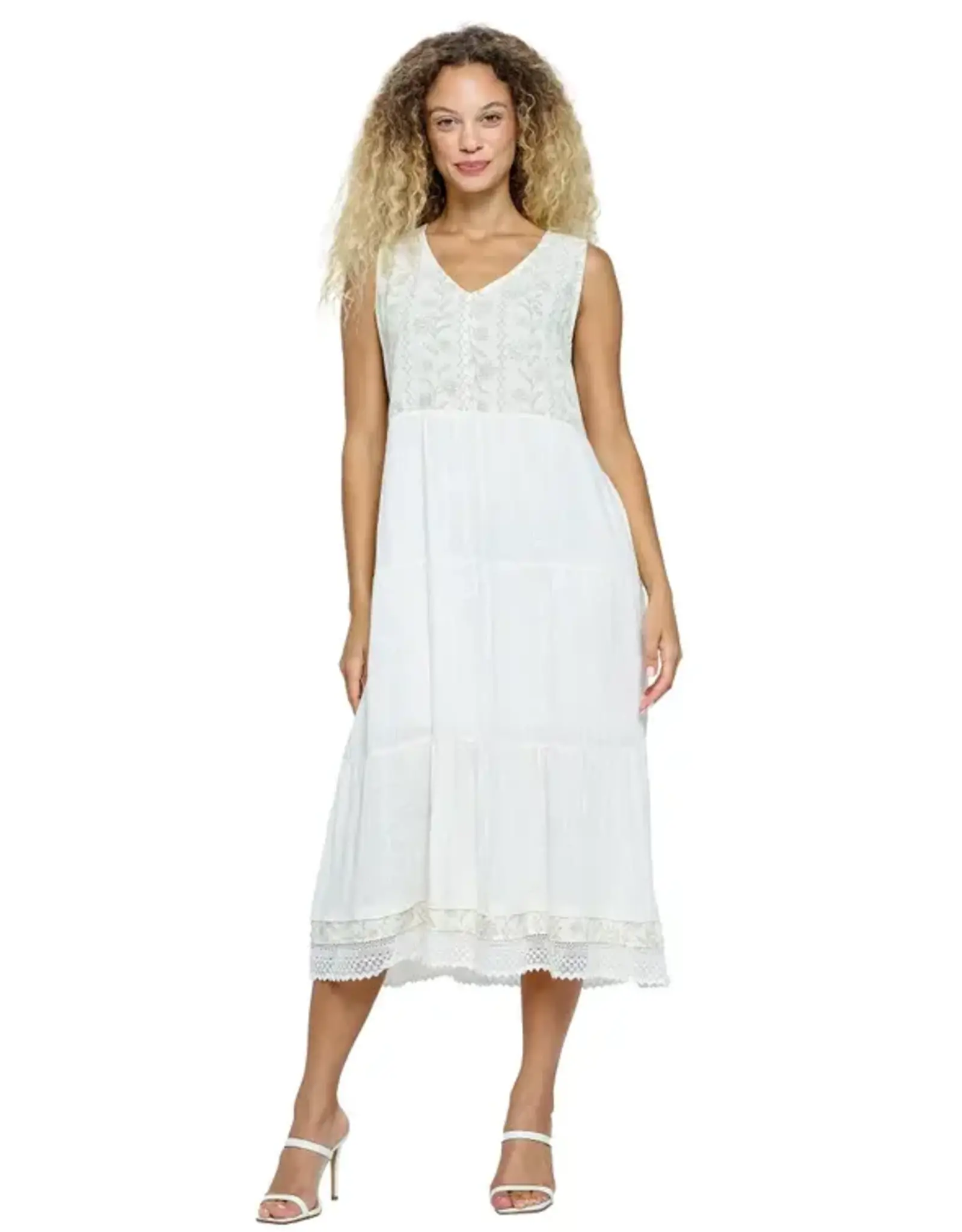 Yak & Yeti Lace Details Babydoll Dress