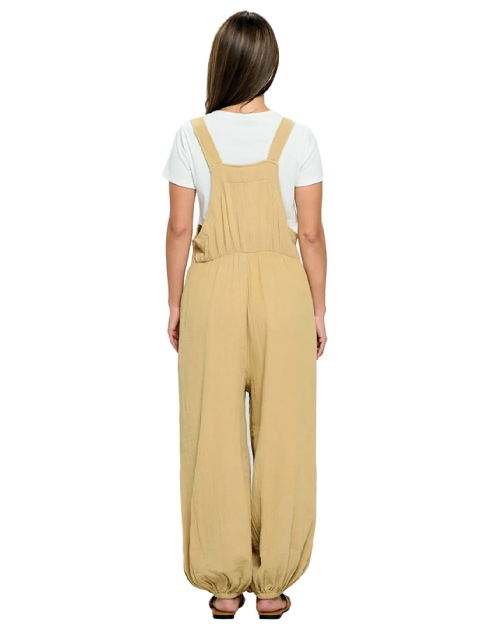 Yak & Yeti Crinkled Boho Overall