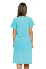 Yak & Yeti Textured Fabric Shirt Dress