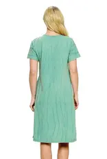 Yak & Yeti Textured Fabric Shirt Dress