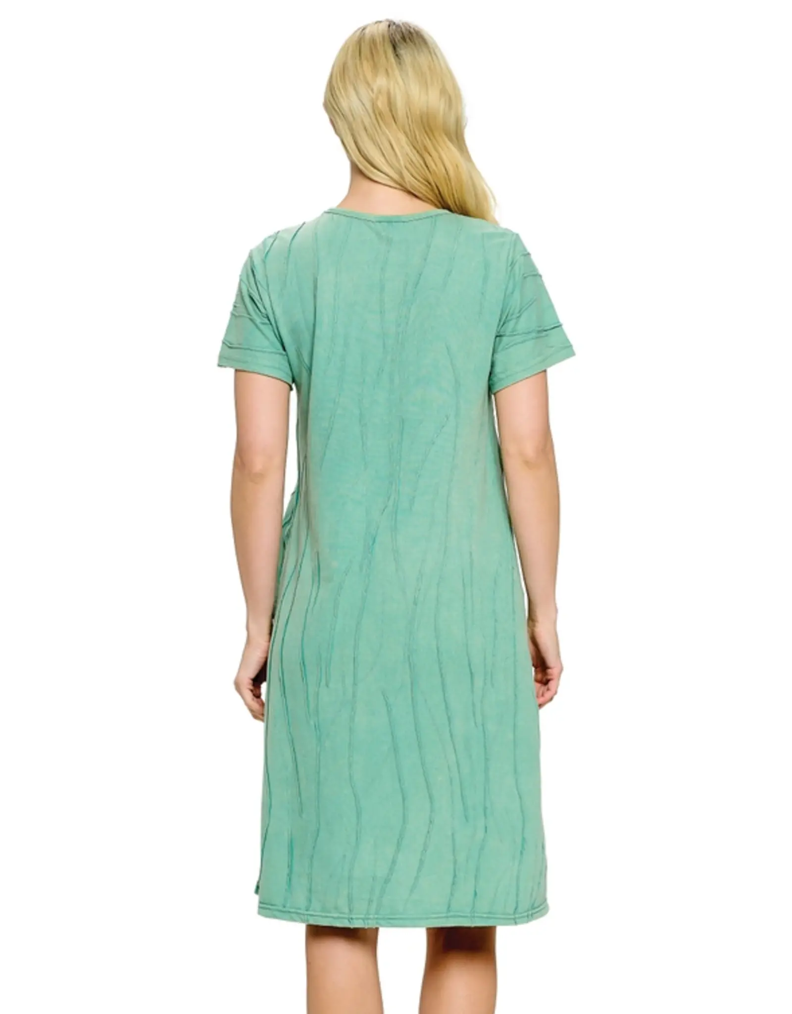 Yak & Yeti Textured Fabric Shirt Dress