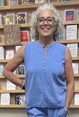 Maya Jones Clothing Stitch Detail Button Tank