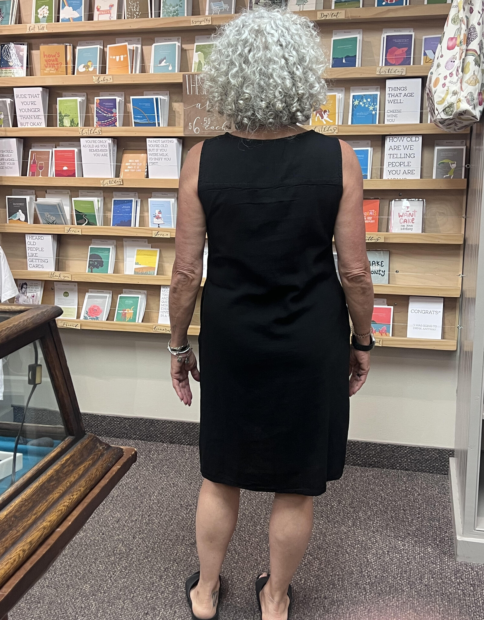 Maya Jones Clothing Detailed Tank Dress