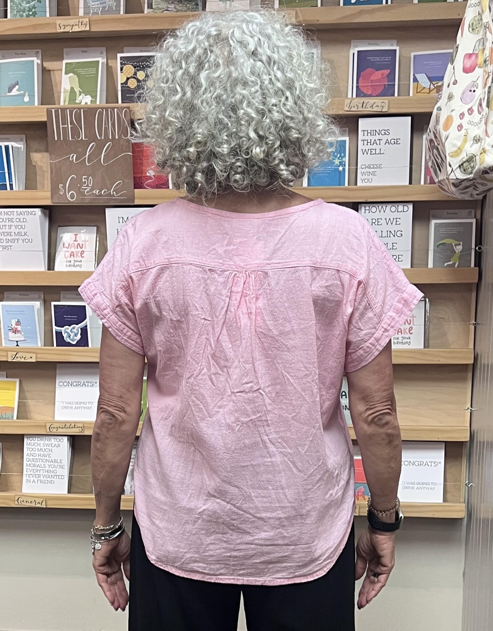 Maya Jones Clothing Short Sleeve Love Top