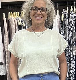 Maya Jones Clothing Short Sleeve Love Top