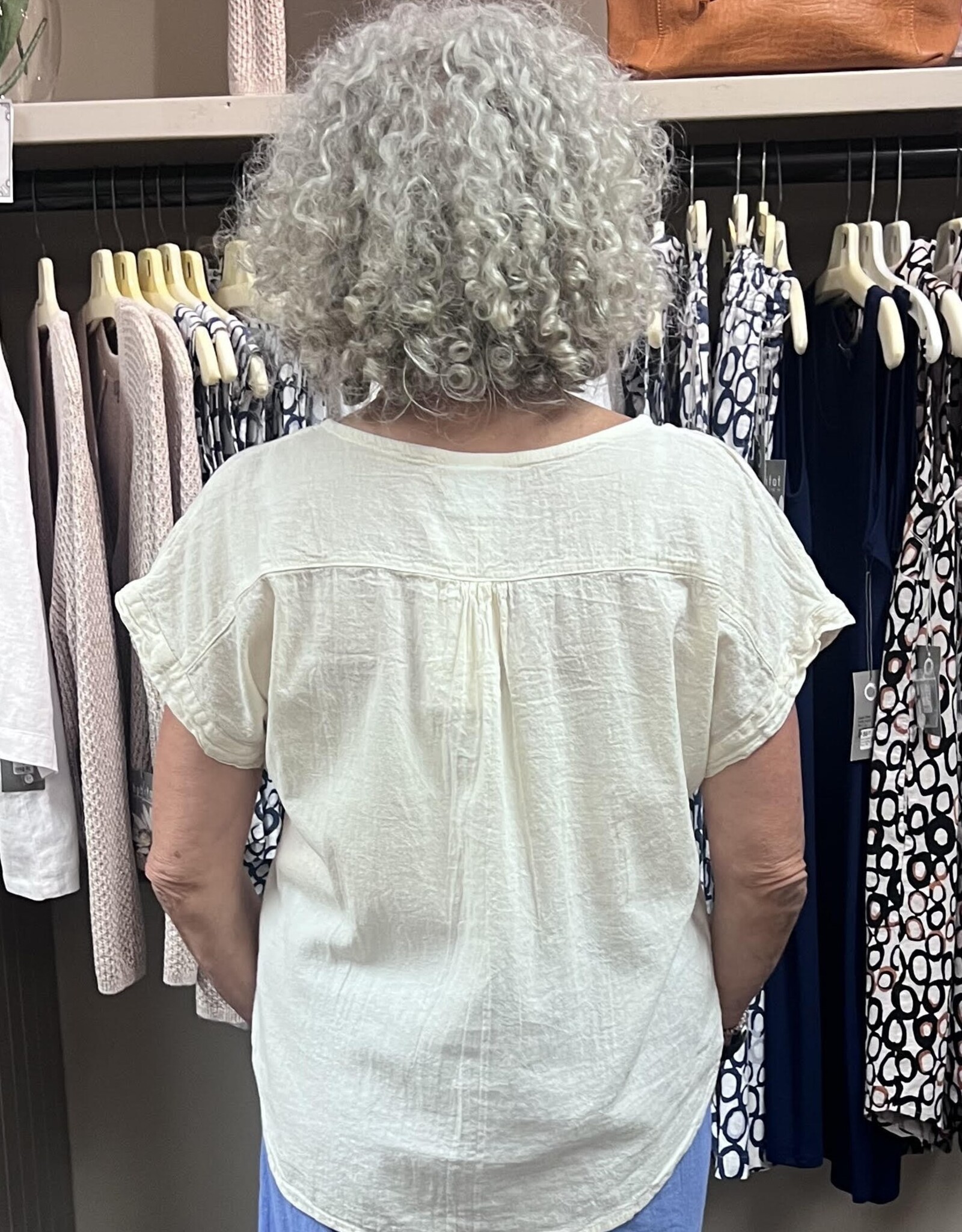 Maya Jones Clothing Short Sleeve Love Top