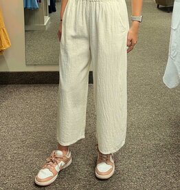 Maya Jones Clothing Cropped Wide Leg Pant