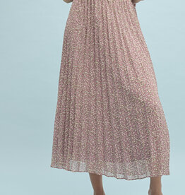 Wishlist Pleated Floral Maxi Skirt