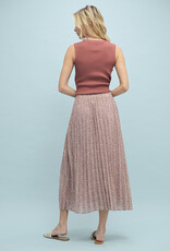 Wishlist Pleated Floral Maxi Skirt