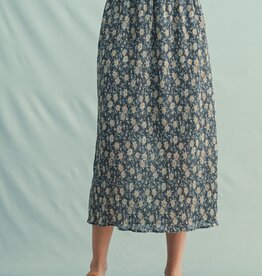 Wishlist Floral Crinkled Maxi Skirt