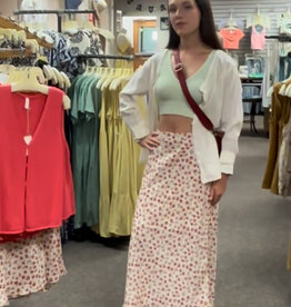 Wishlist Poppy Printed Maxi Skirt