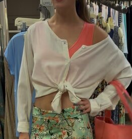 Maya Jones Clothing Gauze Button Shirt