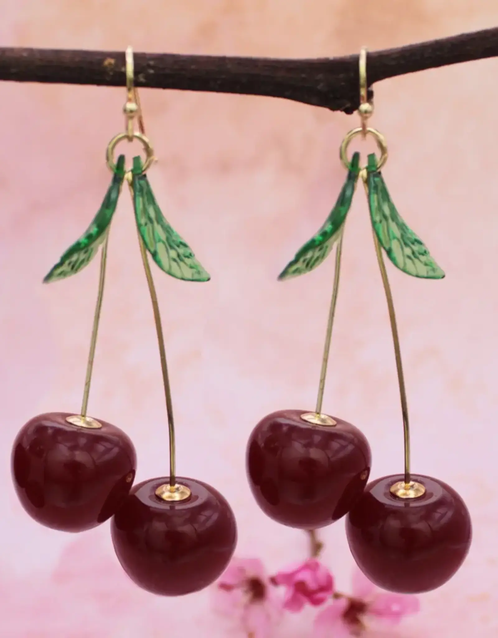 ZAD Twin Cherries Earrings