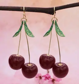 ZAD Twin Cherries Earrings