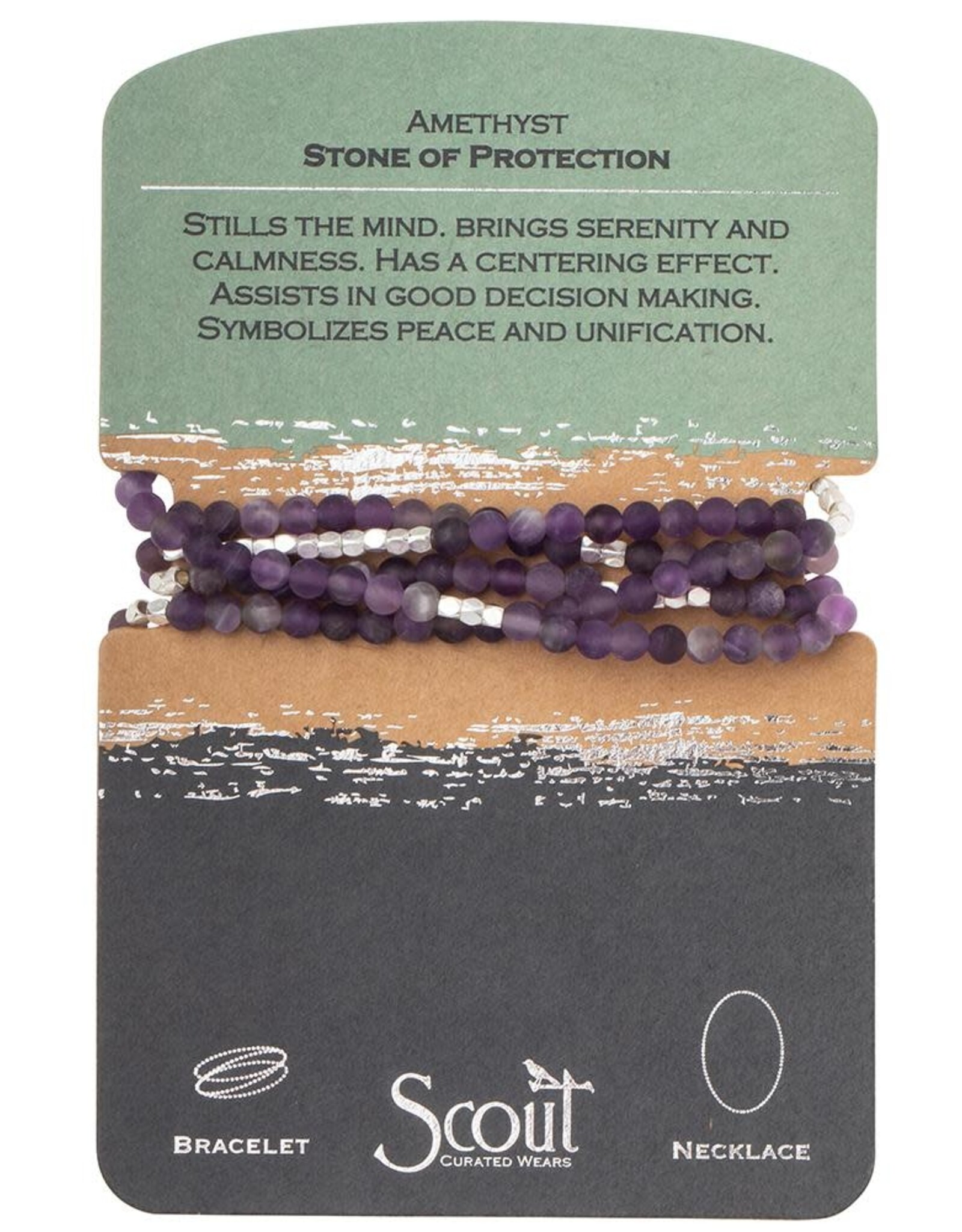 Scout Gem Stone Wrap Bracelet/Necklace