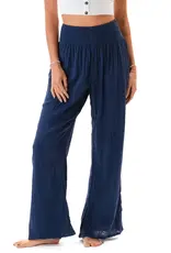 Lotus and Luna Wide Leg Cotton Gauze Pant