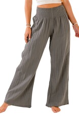 Lotus and Luna Wide Leg Cotton Gauze Pant