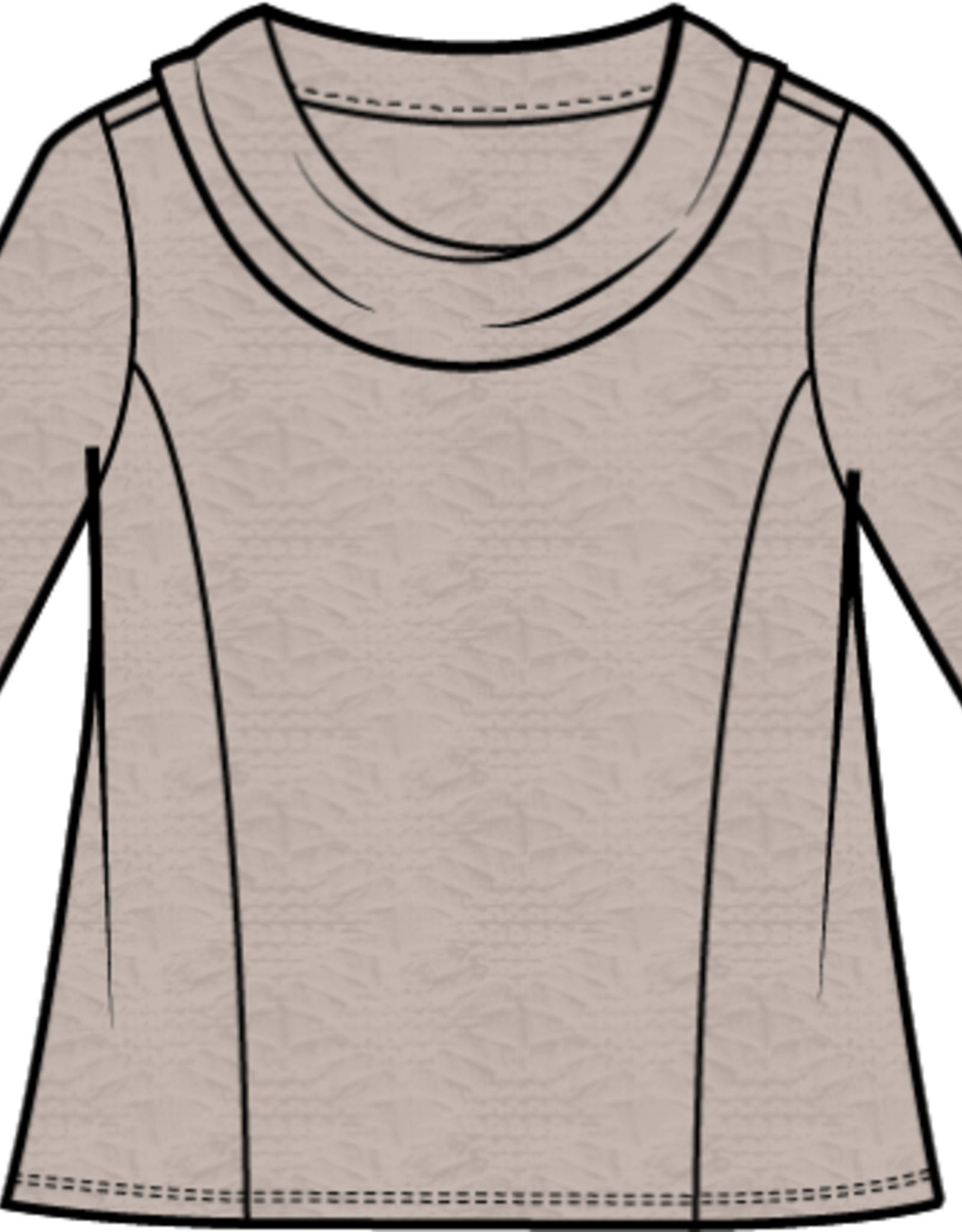 Habitat Sunburst Knit Cowl Neck Top