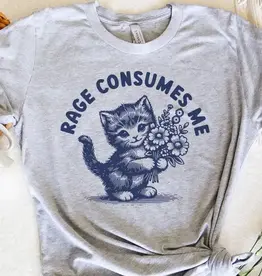 House Of Rodan Rage Consumes Me  Kitten T-Shirt