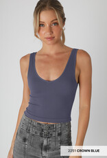 Nikibiki Reversible Ribbed Crop Top