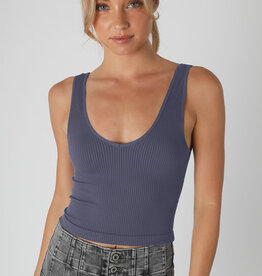 Nikibiki Reversible Ribbed Crop Top