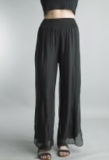 Tempo Paris Side Slit Silk Pant